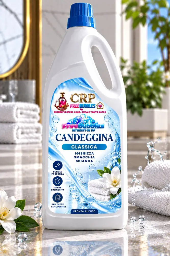 Flacone di Candeggina Classica della linea Free Bubbles