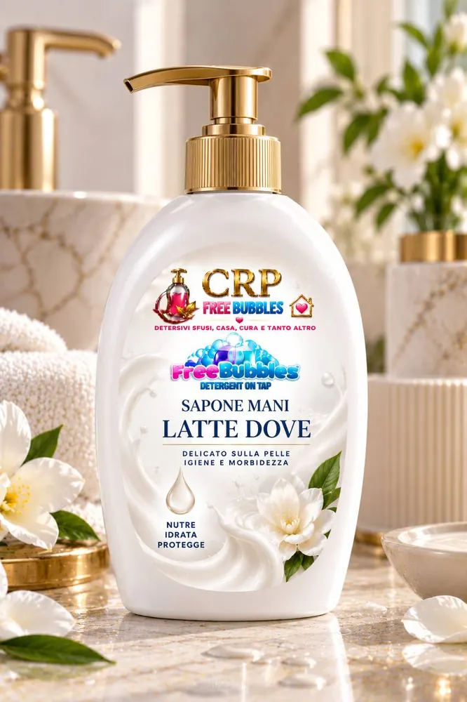 Dispenser di Sapone Mani Latte Dove della linea Free Bubbles