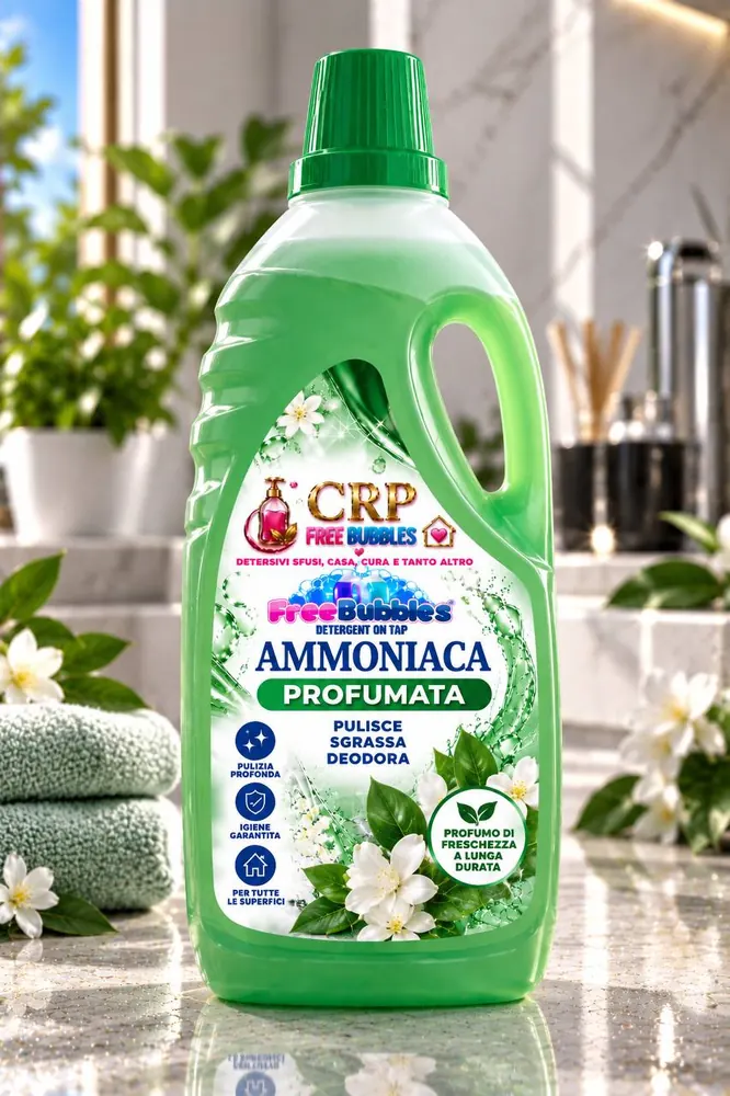 Flacone di Ammoniaca Profumata della linea Free Bubbles